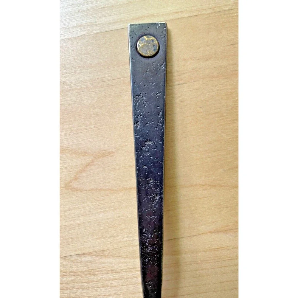 Restoration Hardware Hammered Steel Rivet SPOON Jefferson Mack Rare